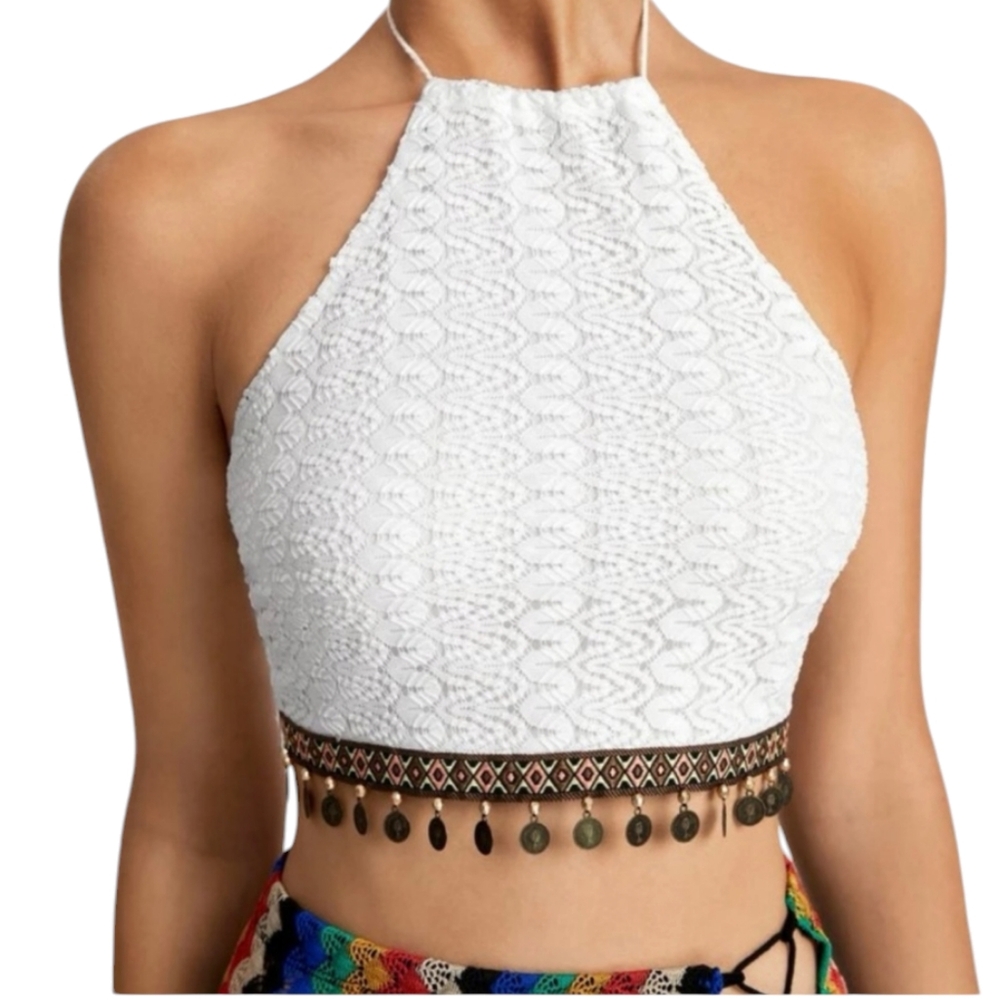 Coin Crop Top